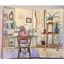 Mi Proyecto del curso: Sketchbook para explorar tu estilo de dibujo. Traditional illustration project by Gemma Avila Jimenez - 04.28.2021