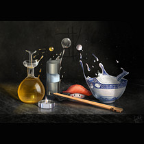 My project in Realistic Painting and Illustration with Procreate course. Digital Painting project by Natalya Iliushchenko - 04.28.2021