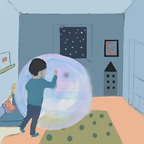 My project in Experimental Techniques for Picturebooks course. Traditional illustration project by Linda Ekvall - 04.28.2021