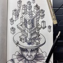 Mi Proyecto de: El arte del sketching: Amauri esmarq Ein Projekt aus dem Bereich Traditionelle Illustration von Amauri EsMarq - 29.04.2021