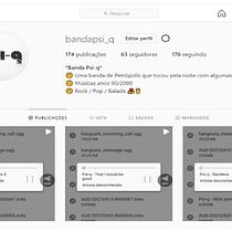 Meu projeto do curso: instagram @bandapsi_q. Music project by Juice Schmidt - 05.19.2019