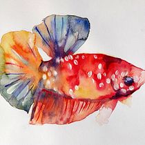 My project in Experimental Watercolor Techniques for Beginners course. Traditional illustration, and Artistic Drawing project by Małgorzata Chustecka - 04.29.2021