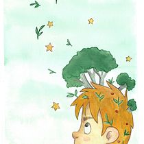 Meu projeto do curso: Ilustração infantil com aquarela. Pintura em aquarela projeto de cibelle_designer - 29.04.2021