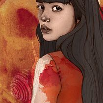 Mon projet du cours : Portrait illustré avec Procreate. Ilustração tradicional projeto de Lysanne Arseneau - 29.04.2021