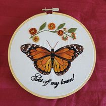 My project in Realistic Embroidery Techniques course. Embroider project by C G - 04.28.2021