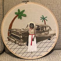 Mi Proyecto del curso: Bordado en fotografías sobre tela. Embroider project by pazperpez - 04.30.2021