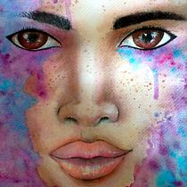 emotions inspired by spring and wisteria in bloom. Watercolor Painting project by Monica Valer - 05.01.2021