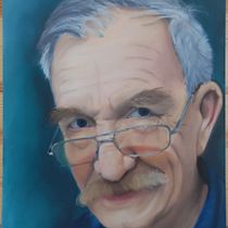 Czesiu - Realistic Chalk Pastel Portraits course. Traditional illustration project by elkakrum - 04.25.2021