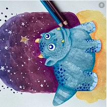 Mi Proyecto del curso: Técnicas de ilustración con acuarela y gouache. Traditional illustration, Fine Arts, Painting, Watercolor Painting, Children's Illustration, and Gouache Painting project by Carolina Bustos - 04.30.2021