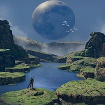 Mi Proyecto del curso: Ilustración fantástica 3D con Blender. 3D, and Traditional illustration project by Alberto Jiménez - 04.30.2021