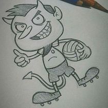 Meu projeto do curso: Introdução à criação de personagens estilo cartoon. Un projet de Illustration traditionnelle , et Conception de personnages de paulo_ph77 - 30.04.2021