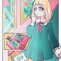 My project in Digital Illustration with Manga Influence course. Traditional illustration project by Paige Mulder - 04.26.2021
