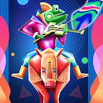 My project in Geometric Illustration with Volume course. Ilustração tradicional, Design, e UX / UI projeto de mithul.sivasree - 02.05.2021