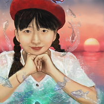 [Lucas] My project in Digital Fantasy Portraits with Photoshop course . Traditional illustration, Drawing, Digital Illustration, Portrait Drawing, Digital Drawing, and Digital Painting project by Lucas Looi Kai Bin - 05.01.2021