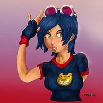Mi Proyecto del curso: Retratos digitales de fantasía con Photoshop. Traditional illustration, Drawing, Digital Illustration, Portrait Drawing, Digital Drawing, and Digital Painting project by Yonatan Carmelo Cruz Resendiz - 05.14.2021