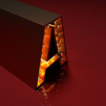 My project in 3D Lettering: Modelling and Texturising with Cinema 4D course. Lettering 3D projeto de ahmeda1 - 01.05.2021