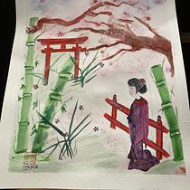 Mi Proyecto del curso: Ilustración en acuarela con influencia japonesa. Un projet de Aquarelle, Dessin et Illustration traditionnelle de Soraya Sáez - 01.05.2021