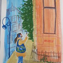 My project in Exploratory Sketchbook: Find Your Drawing Style course. Traditional illustration project by majka13_79 - 05.02.2021