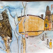 My project in Artistic Watercolor Sketching: Dare to Express Your Ideas course. Pintura em aquarela projeto de Marion Wever - 02.05.2021
