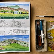 Mi Proyecto del curso: Cuaderno de viaje en acuarela. Traditional illustration, and Fine Arts project by Bina - 05.01.2021