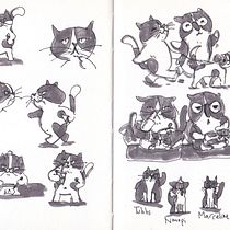 My project in The Art of Sketching: Transform Your Doodles into Art course Ein Projekt aus dem Bereich Comic, Traditionelle Illustration, Sketchbook und Skizzenentwurf von Sonja PF Dale - 02.05.2021