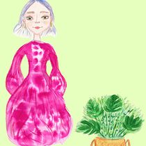 My project in Illustration and Character Development with Watercolor course. Character Design, Pencil Drawing, and Watercolor Painting project by rosellina - 05.02.2021