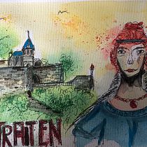 Mein Kursprojekt: Aquarellsketching: Drück deine Ideen aus . Ilustração tradicional projeto de Karo Goldgrabe - 02.05.2021