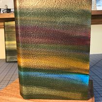 Elizabeth's Journal with mixed elements: Handmade Binding without Stitches. Bookbinding project by Russell Barajas - 04.15.2021