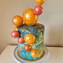 Mi Proyecto del curso: Cake design: técnicas decorativas modernas. Design project by Sabrina Avila - 05.02.2021