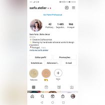 Meu projeto do curso: Visual Storytelling para sua marca pessoal no Instagram. Projekt z dziedziny Portale społecznościowe użytkownika Sara Faria - 02.05.2021