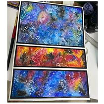 Galaxy Frames. Un progetto di Pittura ad acquerello di cjymkrq2ib - 30.04.2021
