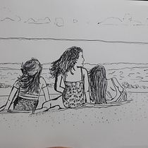 Introducción al dibujo de principiantes con Puño. Drawing project by Carla Diaz - 05.03.2021
