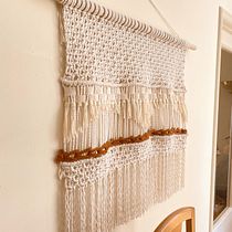 Meu projeto do curso: Introdução ao macramê: criação de um tapete decorativo. Decoration, Design, and Macramé project by Bruna Henriques - 05.03.2021