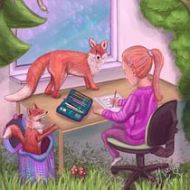 Mein Kursprojekt: Procreate: kreative Illustrationstechniken . Un projet de Illustration traditionnelle, Illustration numérique , et Dessin numérique de Yvonne Heß - 25.06.2021