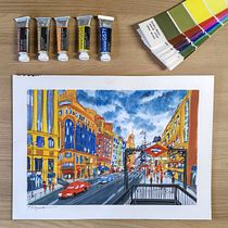 Mi Proyecto del curso: Sketchbook pictórico en gouache. Un progetto di Illustrazione tradizionale di Paula Lapido - 03.05.2021