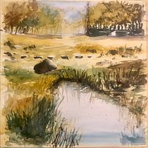 Mi Proyecto del curso:  Paisajes naturales en acuarela. Een project van  Reclame, Traditionele illustratie y  Beeldende kunst van Begoña Berzosa Ruiz - 25.04.2021