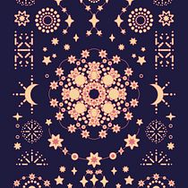 My project in Textile Pattern Design for Home Interiors  course. Un projet de Création de motifs de Nina Metelskaya - 03.05.2021