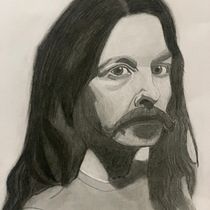 Mi Proyecto del curso: Retrato realista con lápiz de grafito. Portrait Drawing project by John Carvajal marin - 05.04.2021