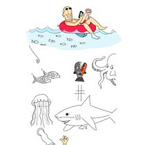 Meu projeto do curso: A arte de desenhar: transforme seus rabiscos em arte Ein Projekt aus dem Bereich Traditionelle Illustration von Raquel Linke - 04.05.2021