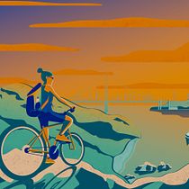 Mi Proyecto del curso: Ilustración vectorial dinámica: color y composición. Un proyecto de Dibujo digital, Diseño gráfico, Ilustración vectorial y Paisajismo de Victor Mendoza - 03.05.2021