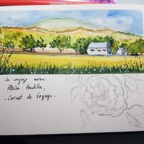 Mi Proyecto del curso: Cuaderno de viaje en acuarela. Watercolor Painting project by cigale3 - 05.04.2021