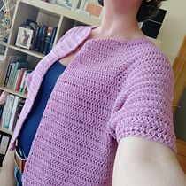 Mi Proyecto del curso:  Top-down: prendas a crochet de una sola pieza. Crochet project by monandre1 - 05.04.2021