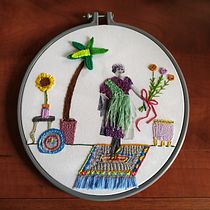 My (re)interpretation of the final project :). Embroider project by madamemedusa - 05.04.2021