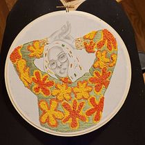 Mi Proyecto del curso: Estampación y bordado de retratos realistas. Embroider project by baeassg - 05.05.2021