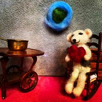 Il mio progetto del corso: Needle felting: creazione di personaggi con lana e ago. Ilustração infantil projeto de Marijana Jufer - 05.05.2021