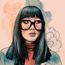 Il mio progetto del corso: Ritratto illustrato con Procreate. Design projeto de Ilaria Carboni - 01.05.2021