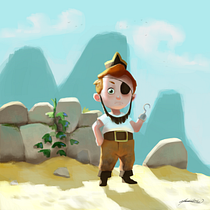 Lighting Principles . Digital Illustration project by Alessandro Boer - 05.05.2021