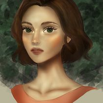 My project in Digital Fantasy Portraits with Photoshop course. Ilustração tradicional projeto de josipa_simic94 - 05.05.2021
