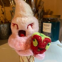 Mi Proyecto del curso: Creación de un art toy: técnica de needle felting. Un projet de Illustration traditionnelle de nathalia lasley - 03.05.2021