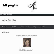 Mi Proyecto del curso: Creación de una web profesional con WordPress. Projekt z dziedziny Web design użytkownika Ana Isabel Portillo Portillo - 04.05.2021